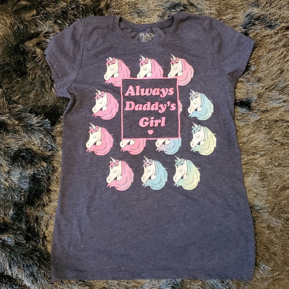 "Always a Daddys Girl" Jersy top size 10/12